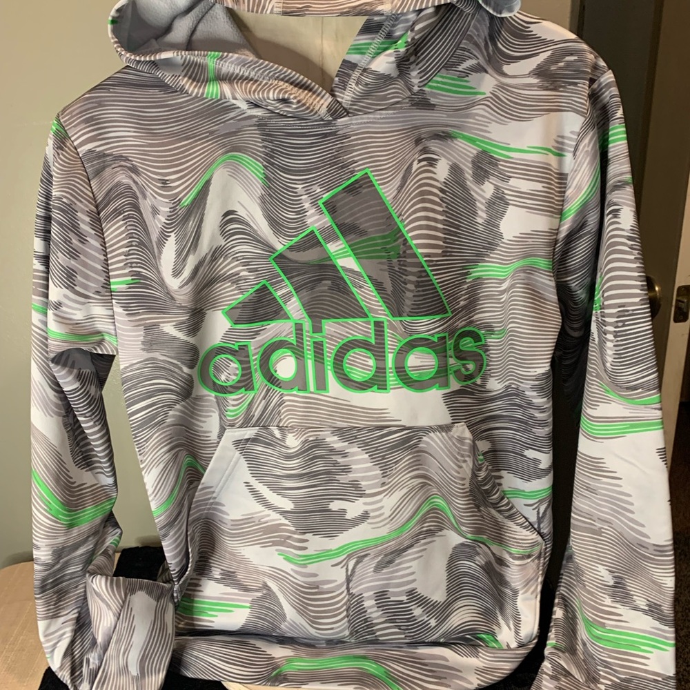 Adidas Light Gray Hoodie